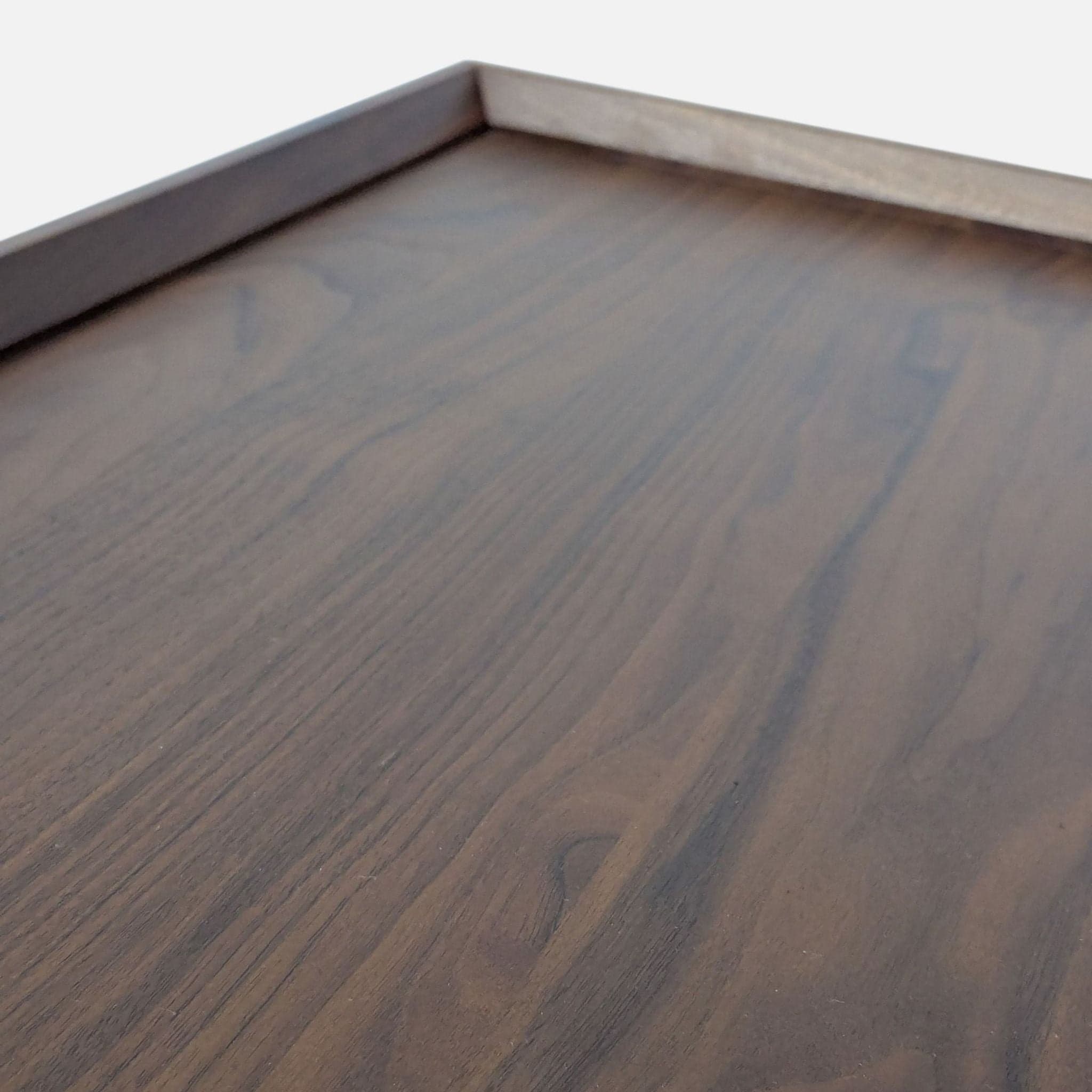 Crate & Barrel Tate Mid-Century Modern Two Drawer Nightstand with Charging Station - Thumbnail 5