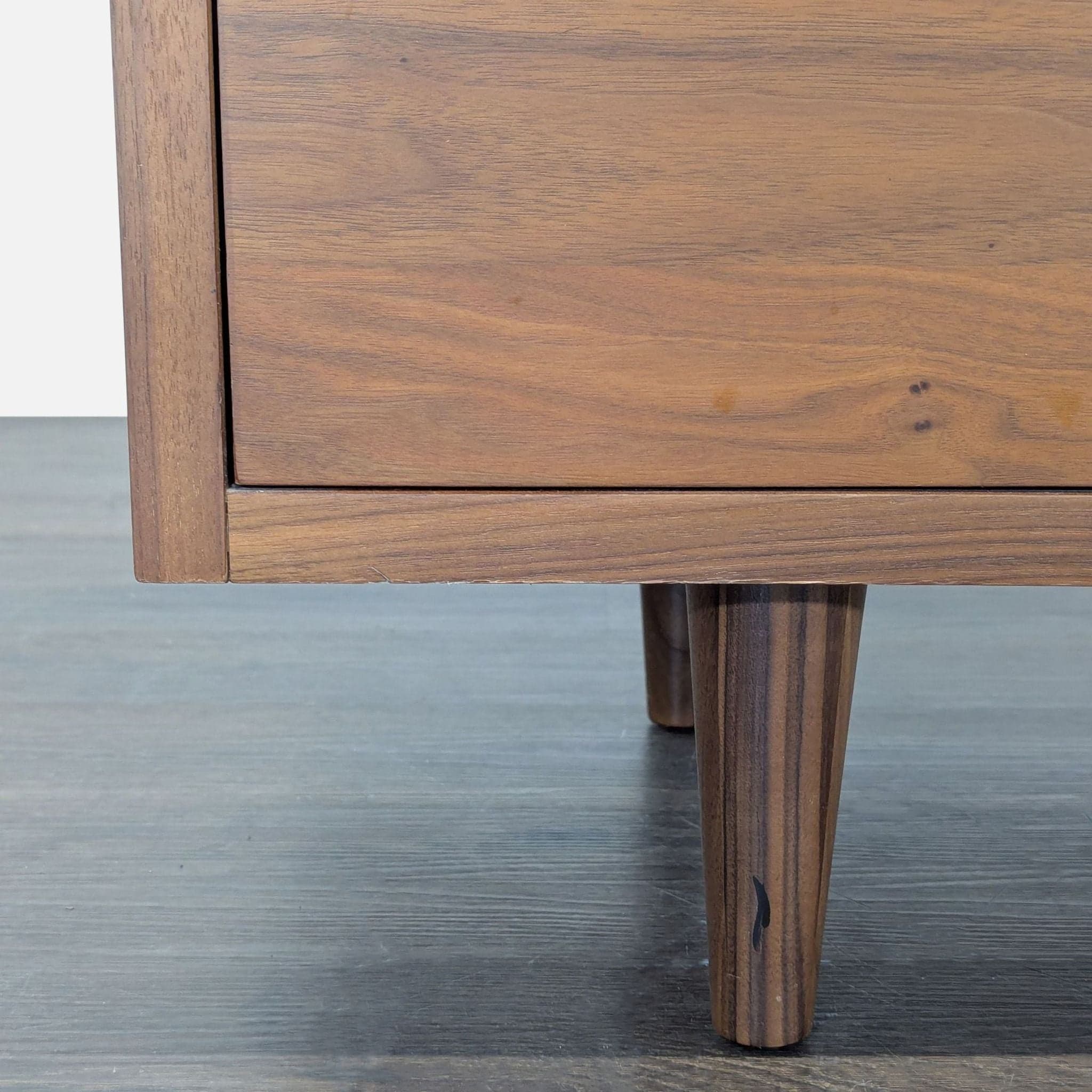 Crate & Barrel Tate Mid-Century Modern 9-Drawer Dresser in Walnut Finish - Thumbnail 4