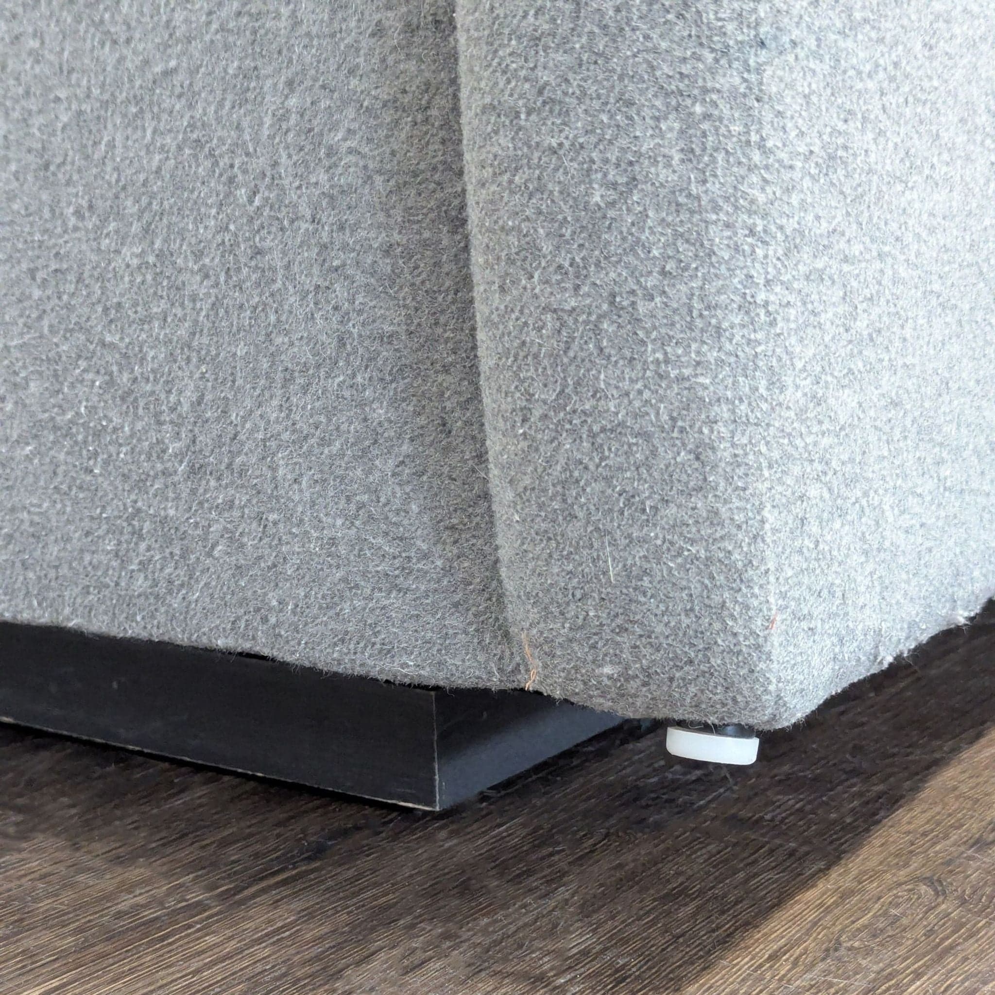 West Elm Modern Gray Rocking Lounge Chair - Thumbnail 3