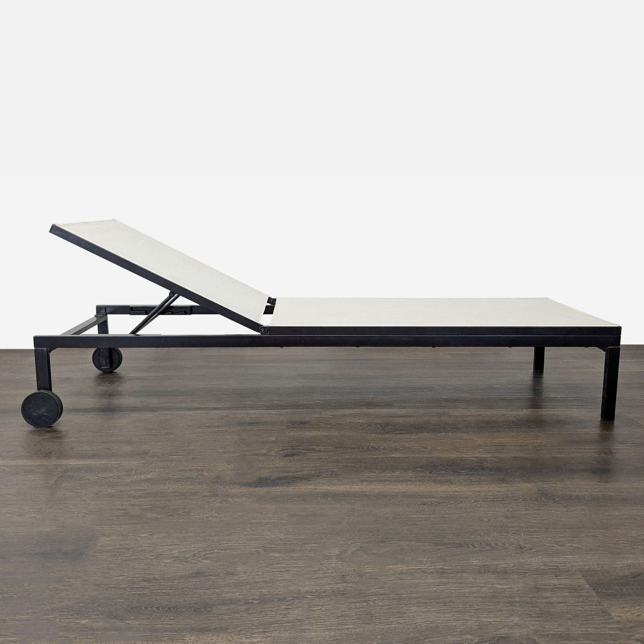Ikea Outdoor Reclining Chaise Lounger with Wheels - Thumbnail 2