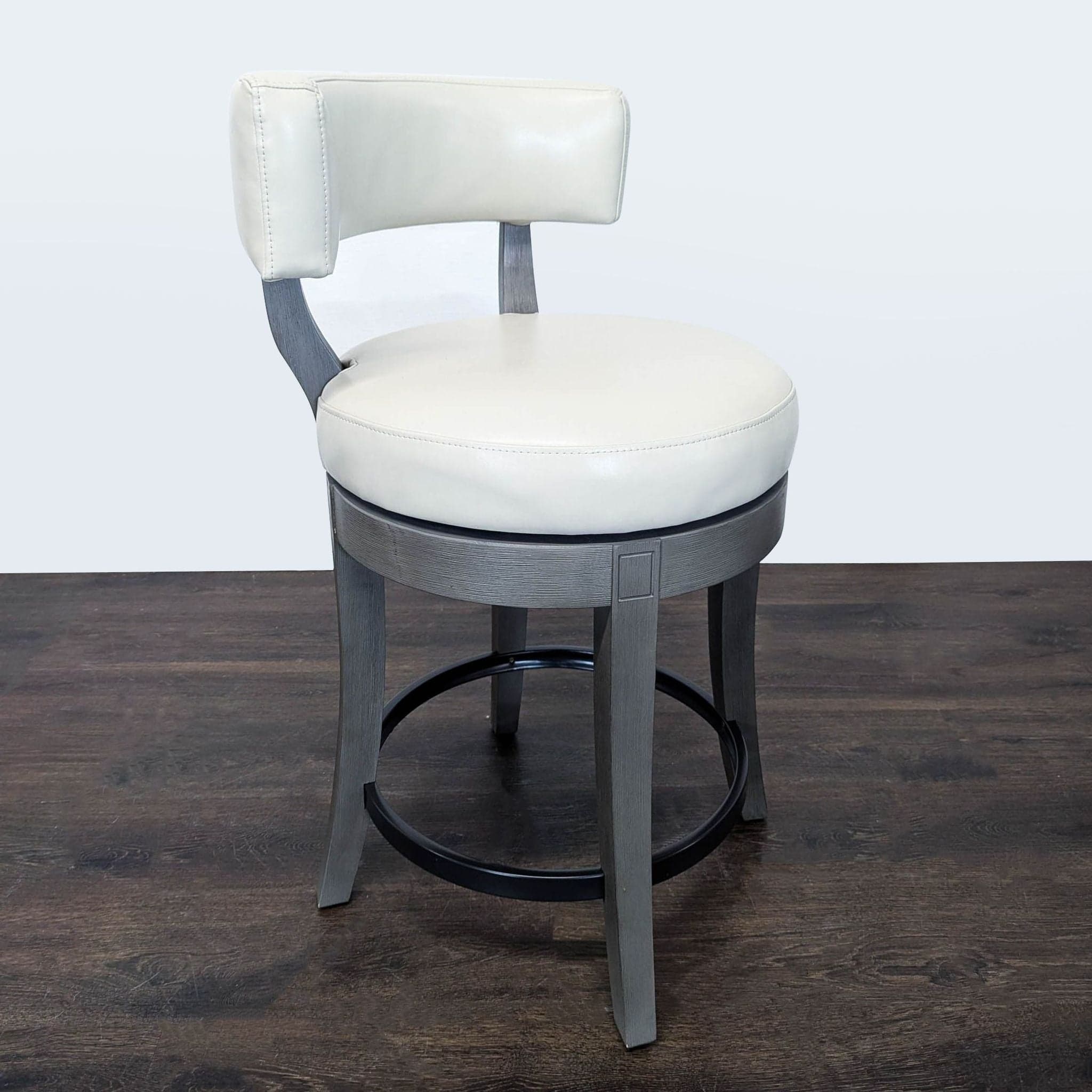 Grandin Road Aiken Low Back Swivel Bar/Counter Stool - Thumbnail 2