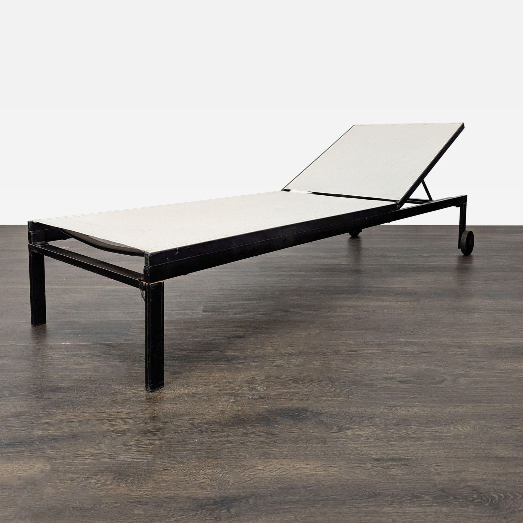 Ikea Outdoor Reclining Chaise Lounger with Wheels - Thumbnail 4