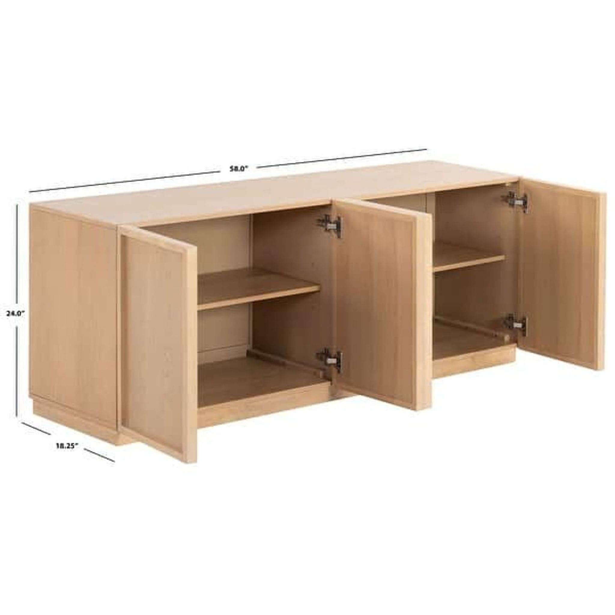 Safavieh Zeus Four Door Media Stand - Thumbnail 2