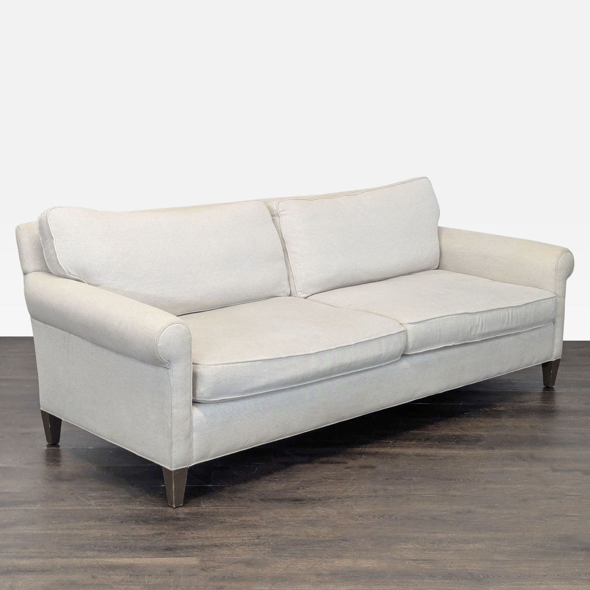 Crate & Barrel Montclair 2-Seat Sofa in Light Beige - Thumbnail 2
