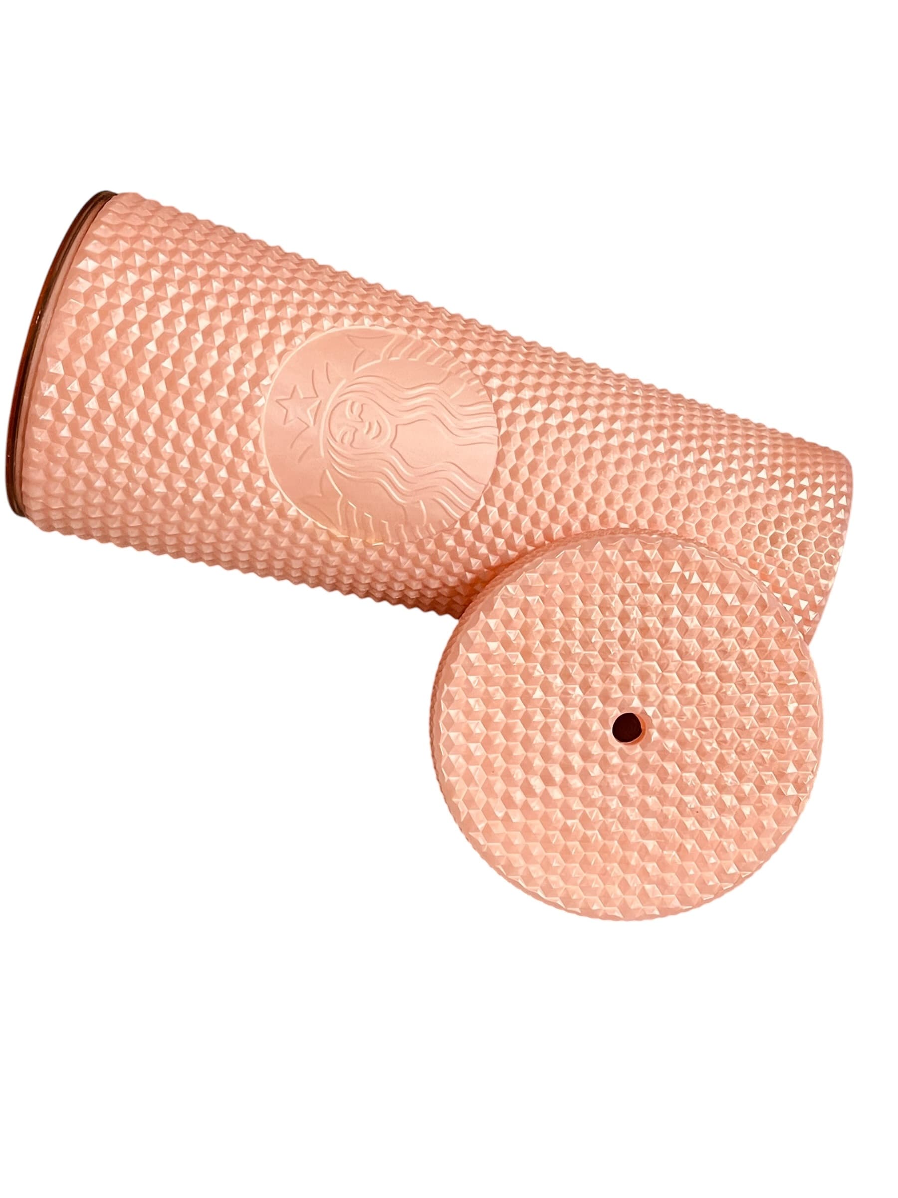 Starbucks Pink Diamond Tall Drink Cup With Lid - Thumbnail 4