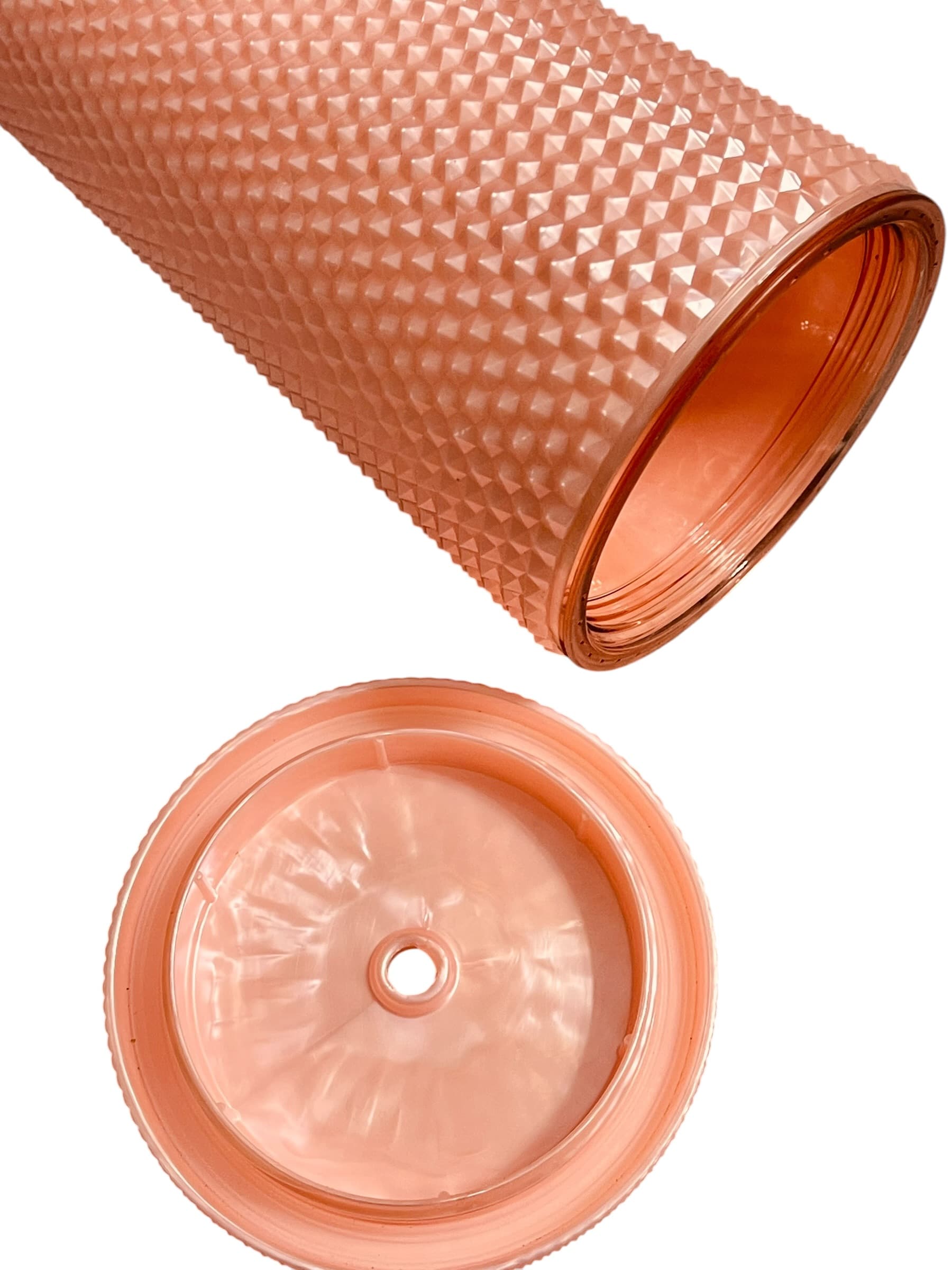 Starbucks Pink Diamond Tall Drink Cup With Lid - Thumbnail 5