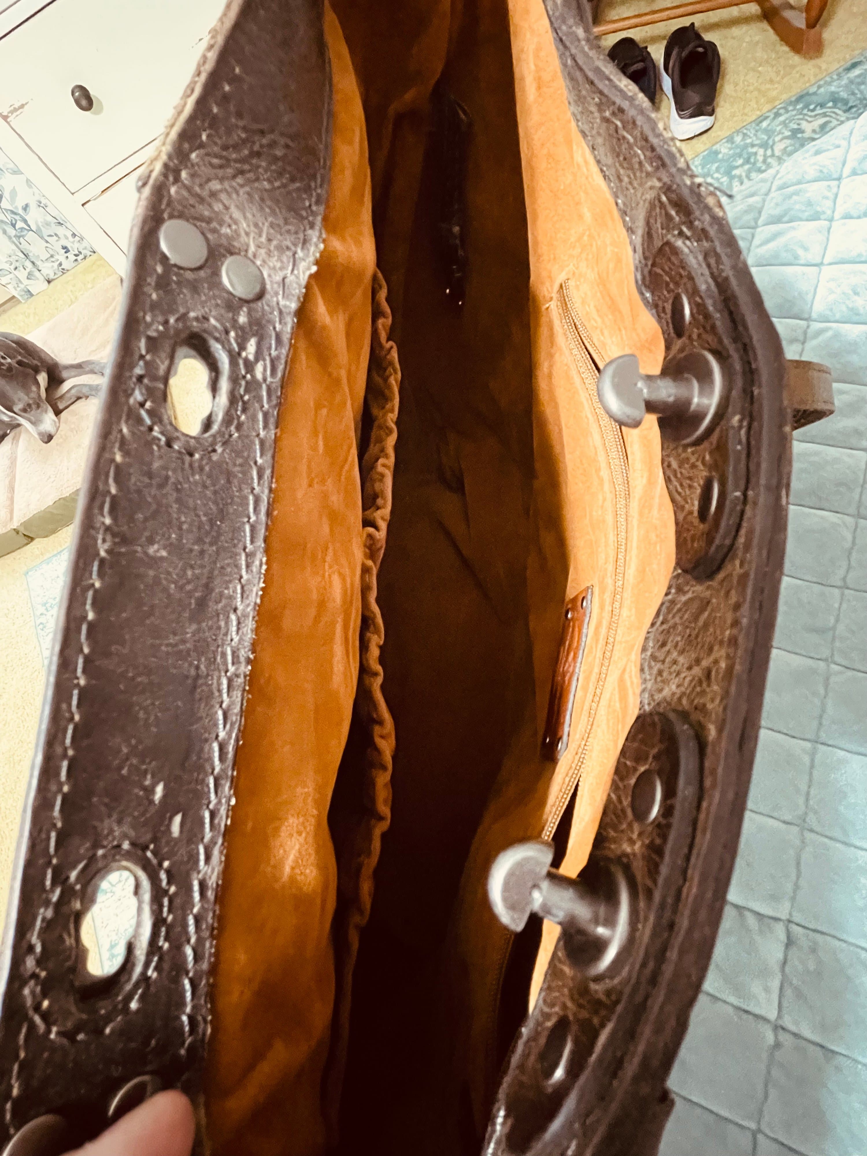 Patricia Nash Benvenuto Leather Tote Bag - Thumbnail 15