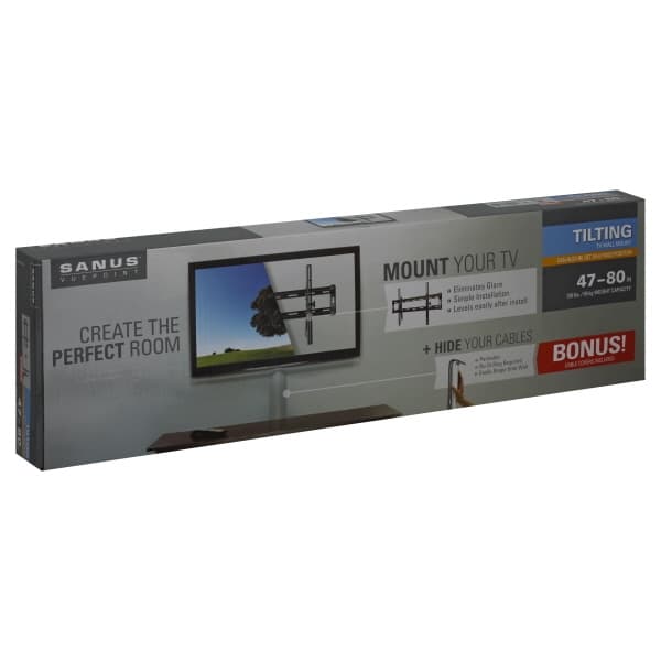 SANUS VuePoint F58c Tilting Wall Mount for 47 -80  TVs