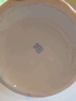 Antique Victoria Austria Yellow Floral Vase 13.5" c. 1904 - 1918 - Thumbnail 7