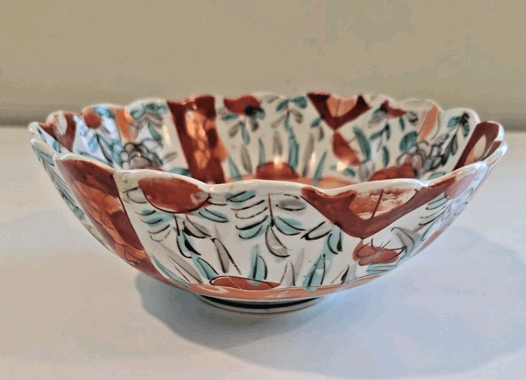 Imari Japanese Bowl, Edo Period (1816-1883), 8.75" - Thumbnail 2