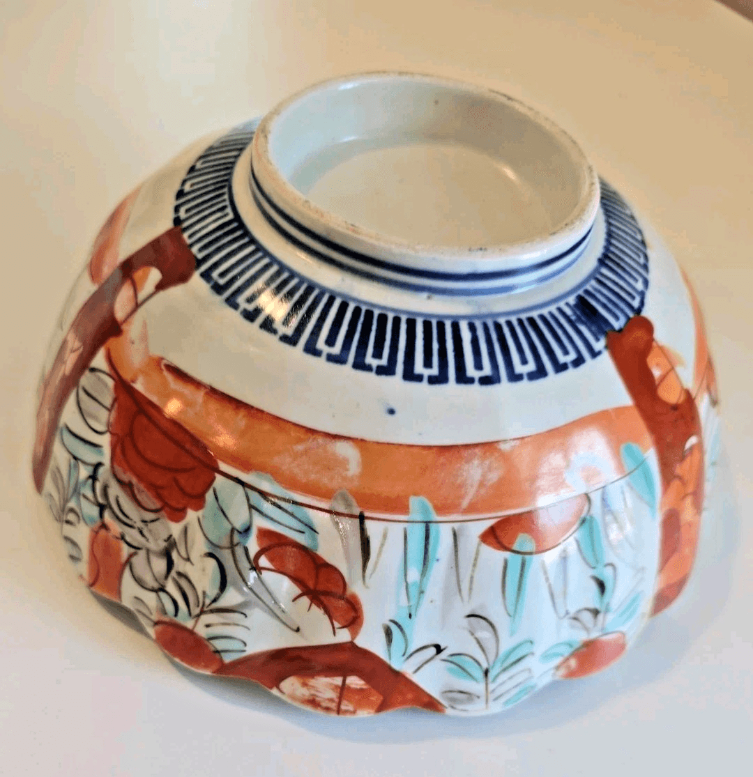 Imari Japanese Bowl, Edo Period (1816-1883), 8.75" - Thumbnail 6