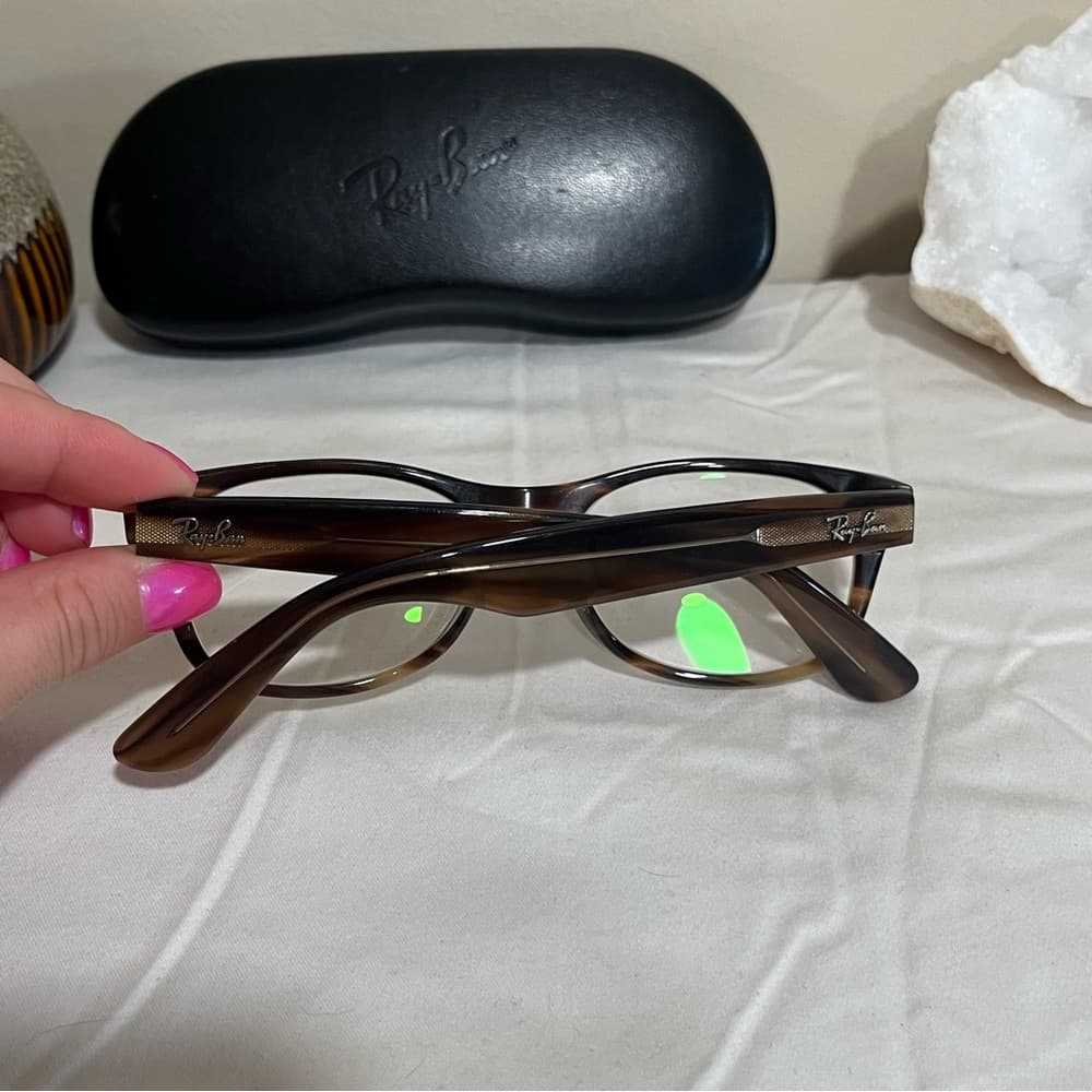 Ray-Ban Brown Tortoise Frame Glasses - Thumbnail 3