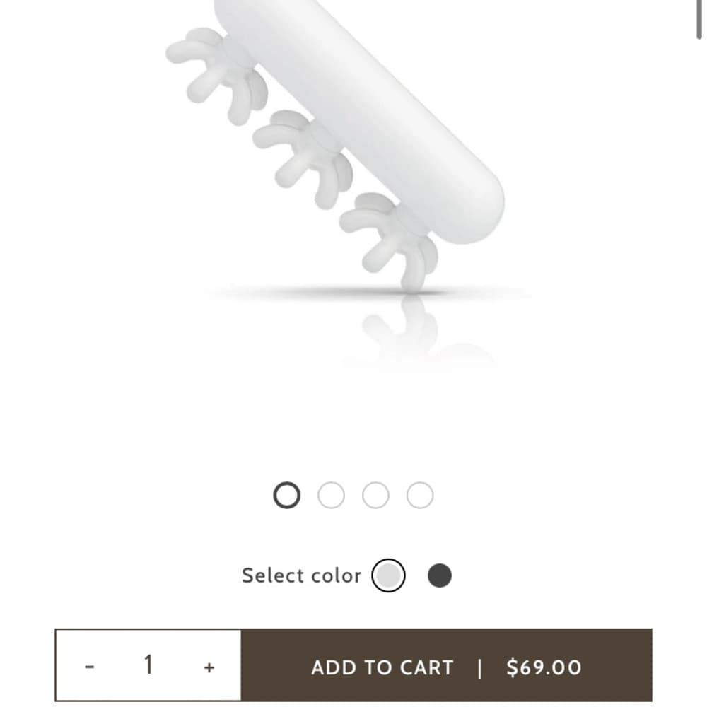Faceblaster White Facial Massage Tool by