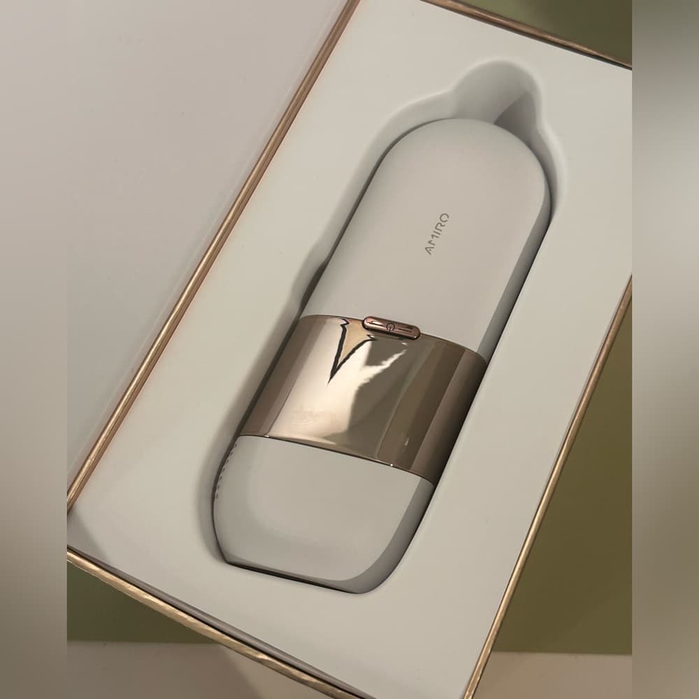 White & Rose Gold Facial Hair Remover - Thumbnail 2