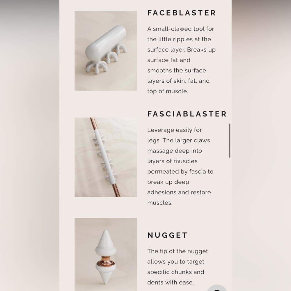 Faceblaster White Facial Massage Tool by - Thumbnail 3