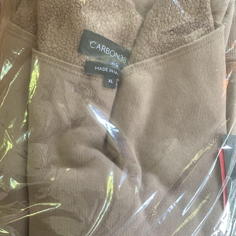Carbon38 Taupe Cropped Long Sleeve Top - Thumbnail 6