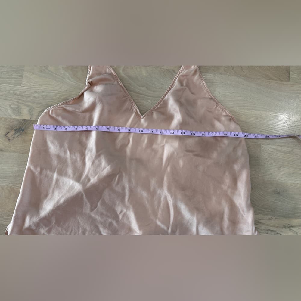 Soma Blush Pink Satin V-Neck Cami & Shorts Pajama Set - Thumbnail 8