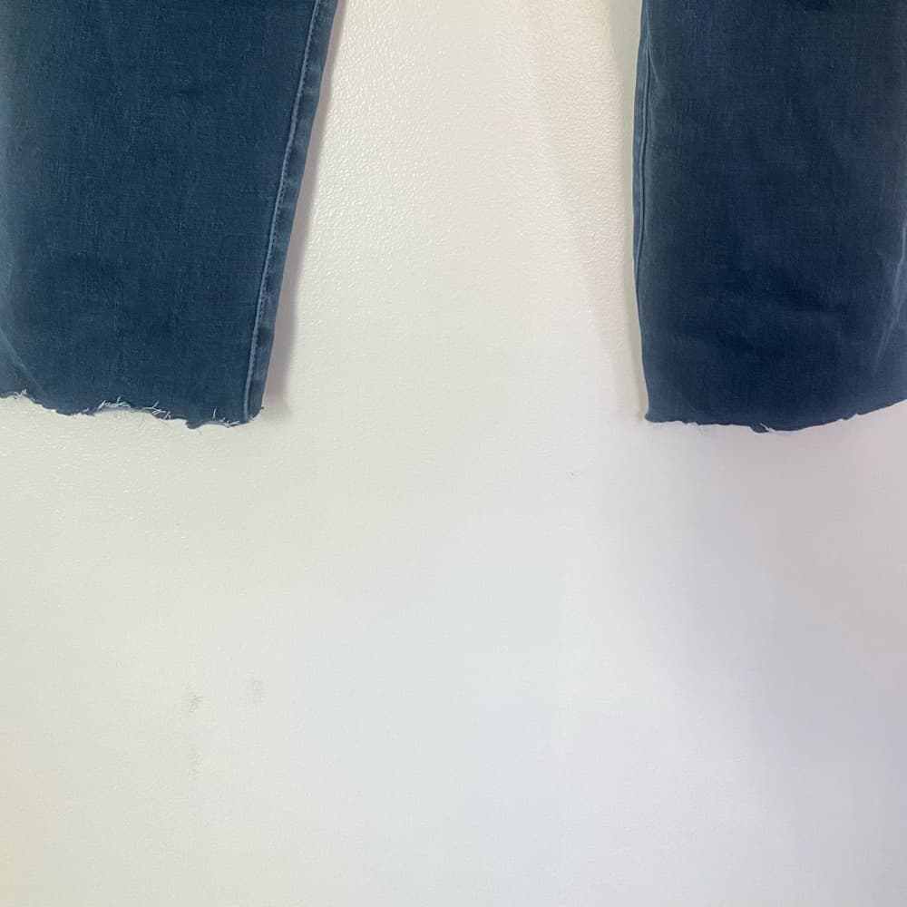 Kut from the Kloth Dark Blue Ankle Crop Jeans - Thumbnail 5
