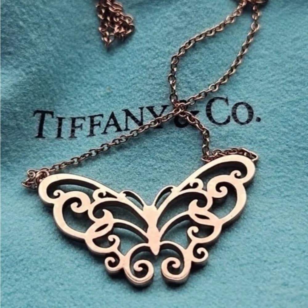 Retired Tiffany & Co Rubedo Enchant Butterfly Necklace - Thumbnail 4
