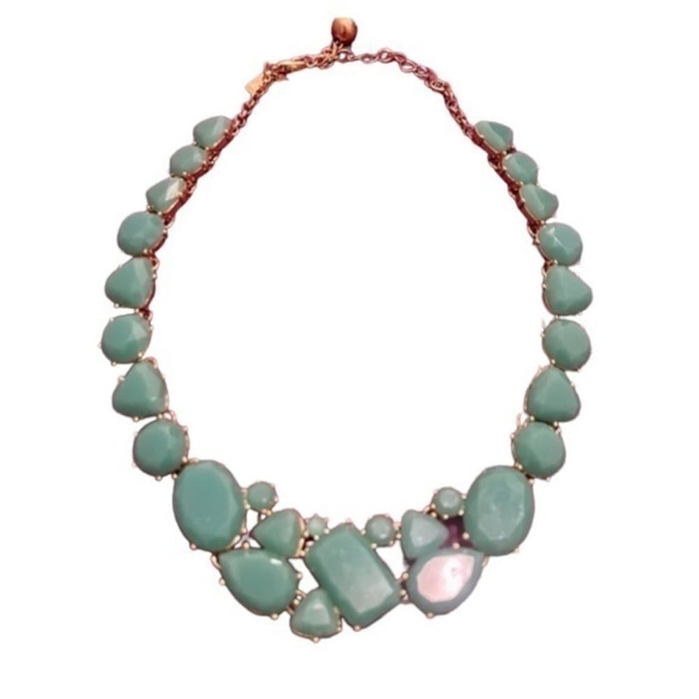 Kate Spade Stone Statement Necklace Green Turquoise. - Thumbnail 6