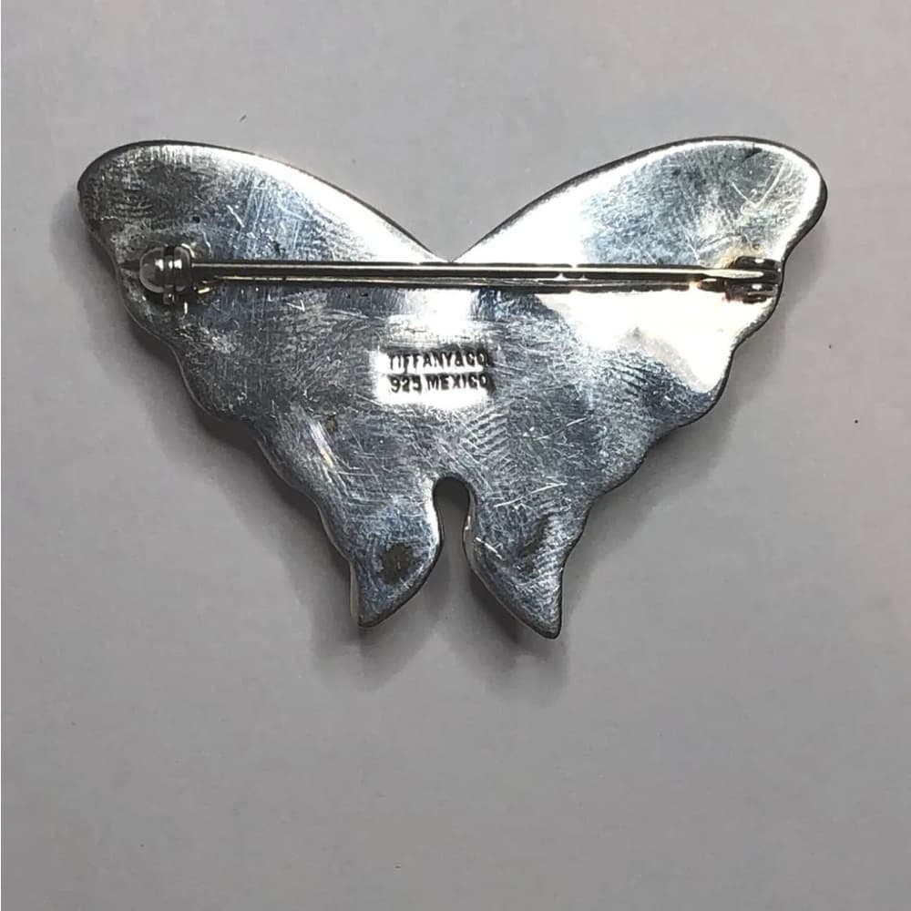 Authentic Tiffany & Co Sterling Silver 925 Angel Wing/ Butterfly pin - Thumbnail 3