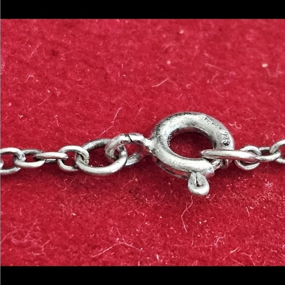 Tiffany & Co. 5 Open Heart Bracelet Elsa Peretti Spain Sterling 7 1/4" - Thumbnail 14