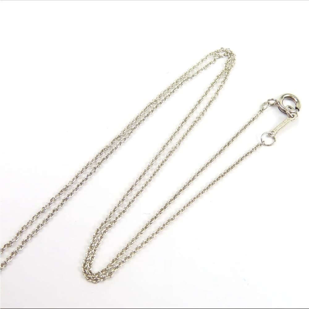 TIFFANY & CO. Elsa Peretti Cross Necklace 2.4g Sterling Silver 925 - Thumbnail 3