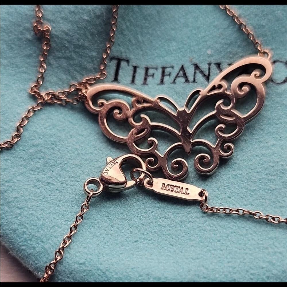 Retired Tiffany & Co Rubedo Enchant Butterfly Necklace - Thumbnail 2