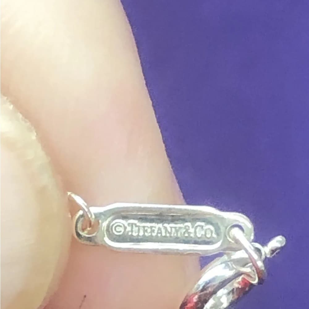 Retired Tiffany Co 925 Necklace Amethyst Sparkler Pendant Cushion/Princess 16” - Thumbnail 9