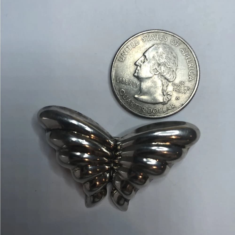 Authentic Tiffany & Co Sterling Silver 925 Angel Wing/ Butterfly pin - Thumbnail 7