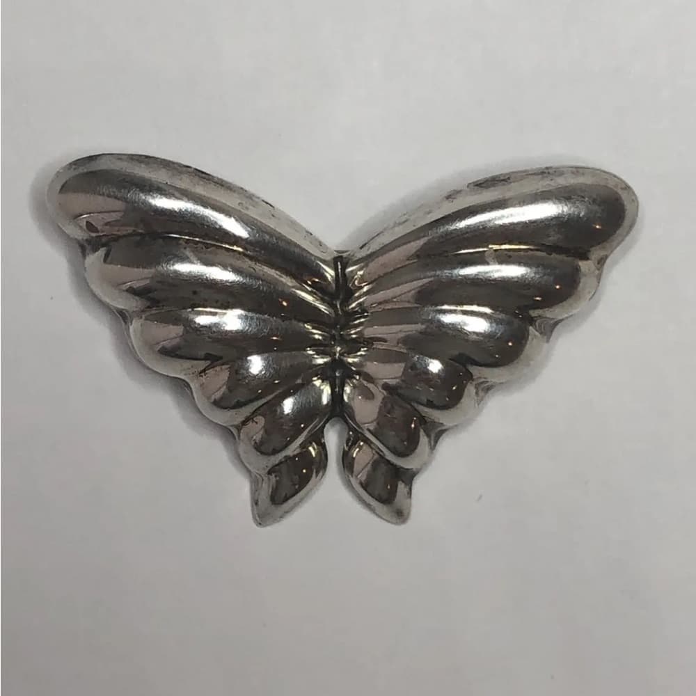 Authentic Tiffany & Co Sterling Silver 925 Angel Wing/ Butterfly pin - Thumbnail 2