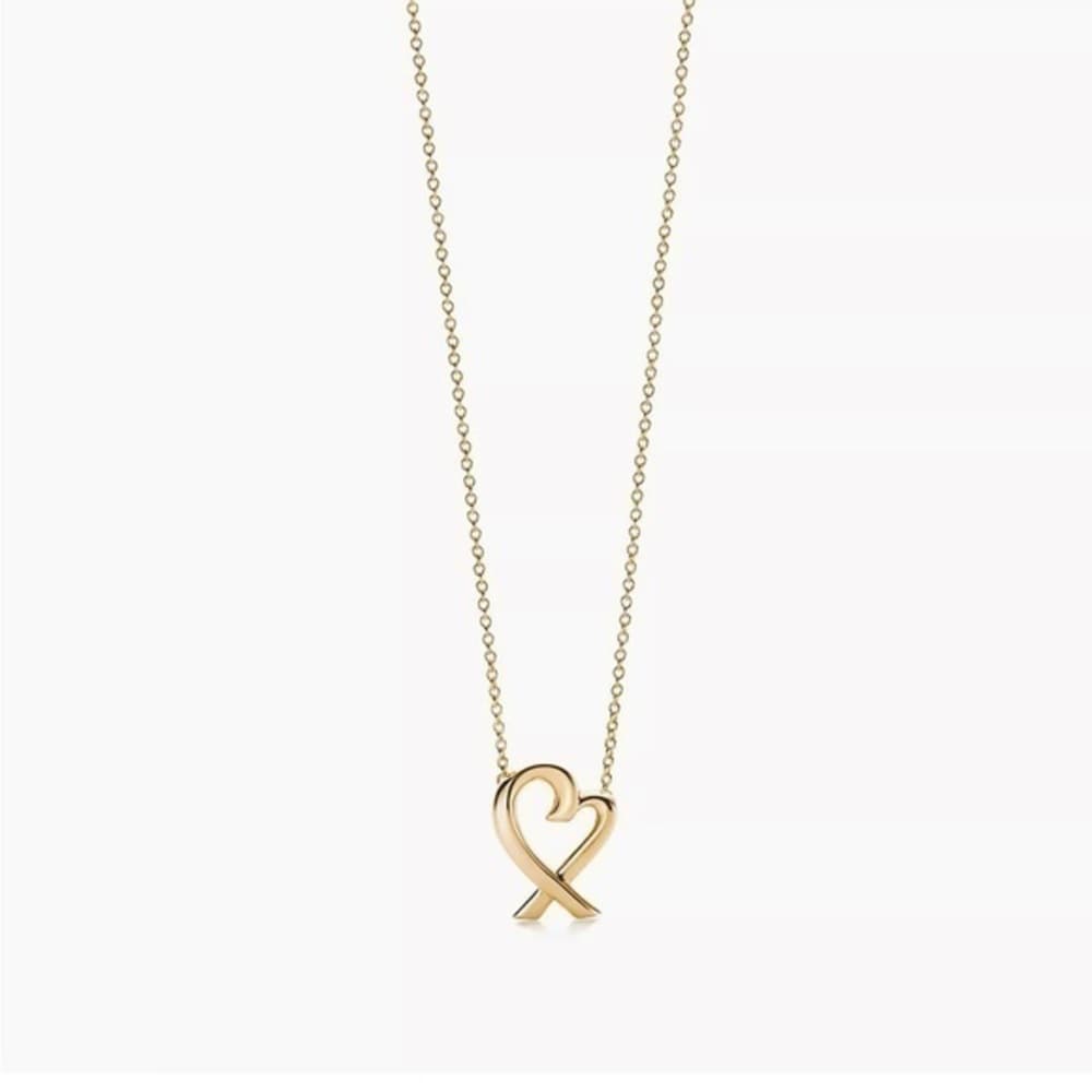 Tiffany & Co 18k gold 8.4 grams Paloma Picasso® Loving Heart Pendant - Thumbnail 14