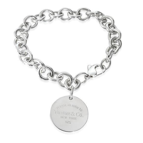 Tiffany & Co. Return To Tiffany Round Tag Bracelet in Sterling Silver - Thumbnail 4
