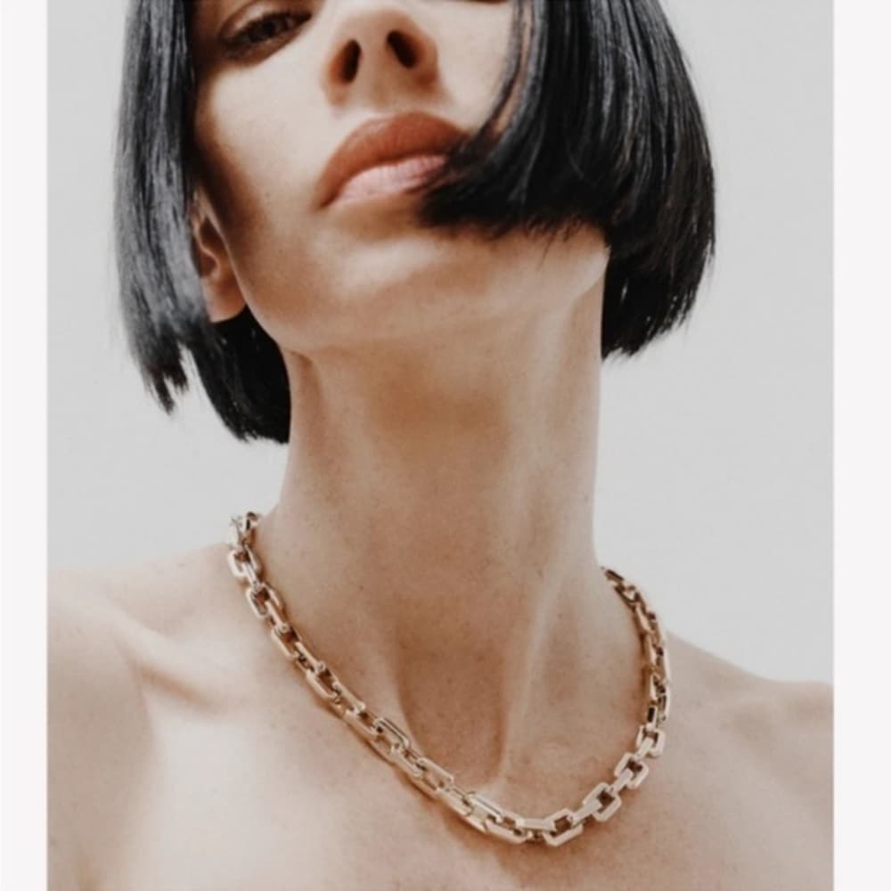 Eddie Borgo Super Link 12kp Gold Link Chain 17” Necklace - Thumbnail 7