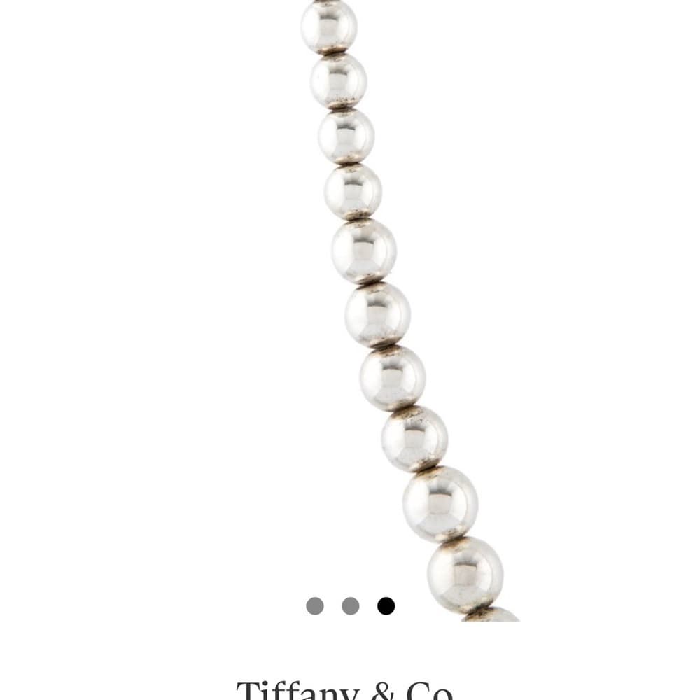 Tiffany & Co. Graduated Ball Collar Necklace 16” silver 925 - Thumbnail 2