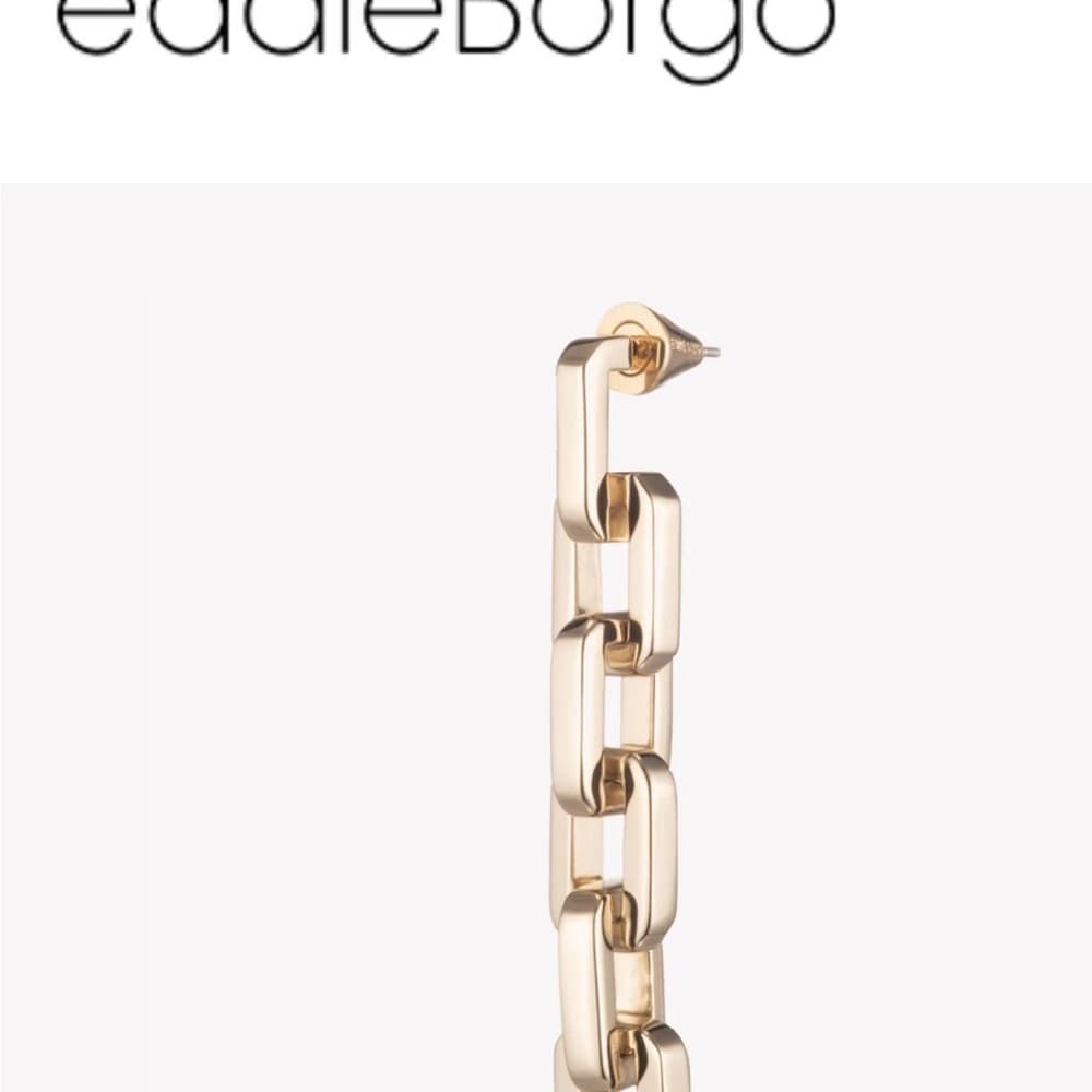 EDDIE BORGO 12kp supra link drop earrings - Thumbnail 3