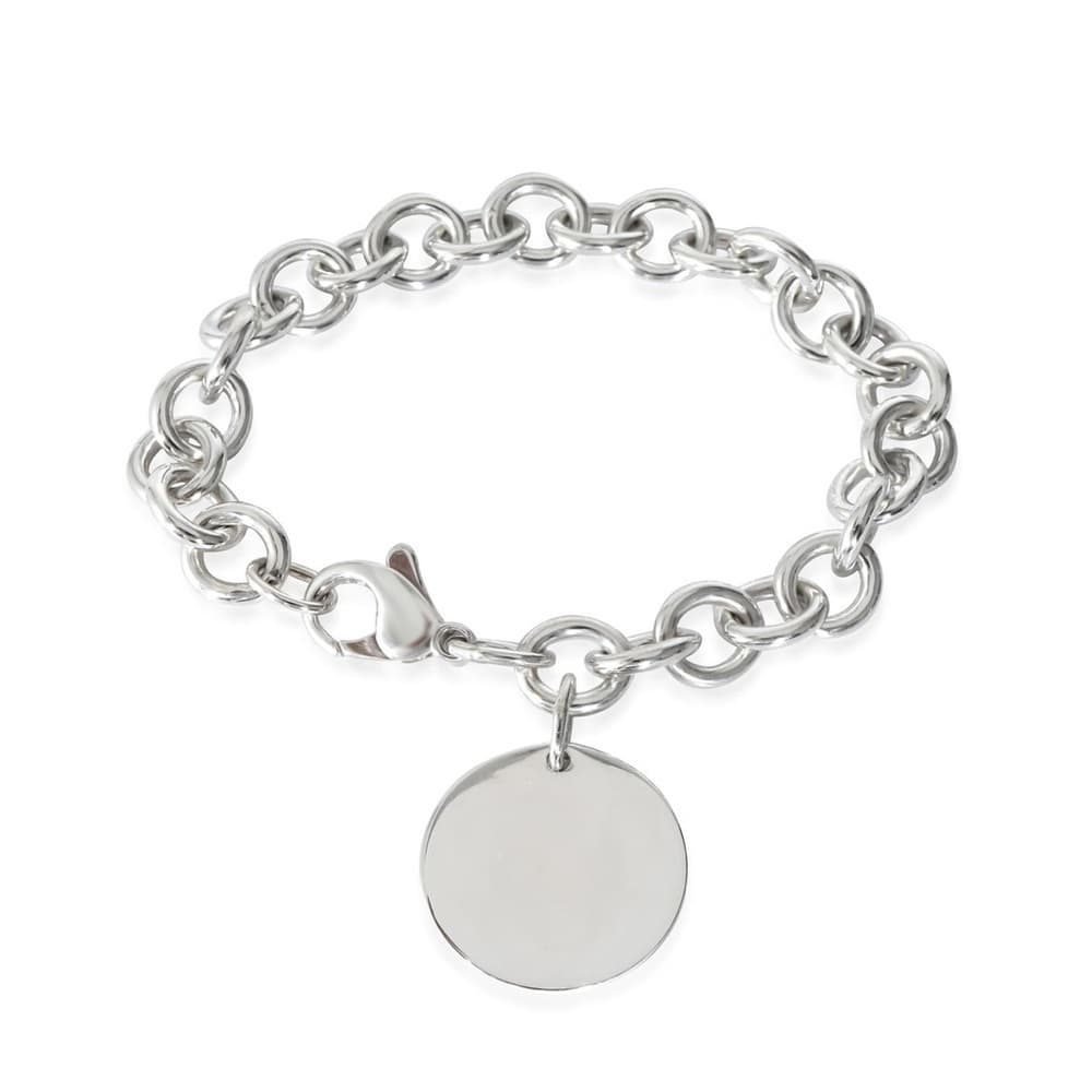 Tiffany & Co. Return To Tiffany Round Tag Bracelet in Sterling Silver - Thumbnail 2