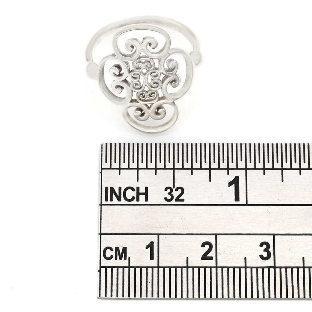Tiffany & Co. Paloma Picasso Goldoni Quadruplo ring in sterling silver. Size 6 - Thumbnail 2