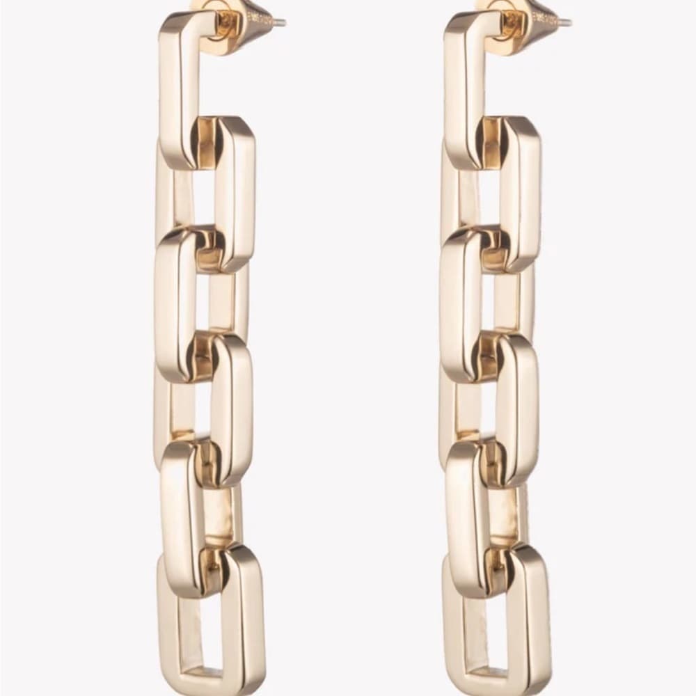 EDDIE BORGO 12kp supra link drop earrings - Thumbnail 2