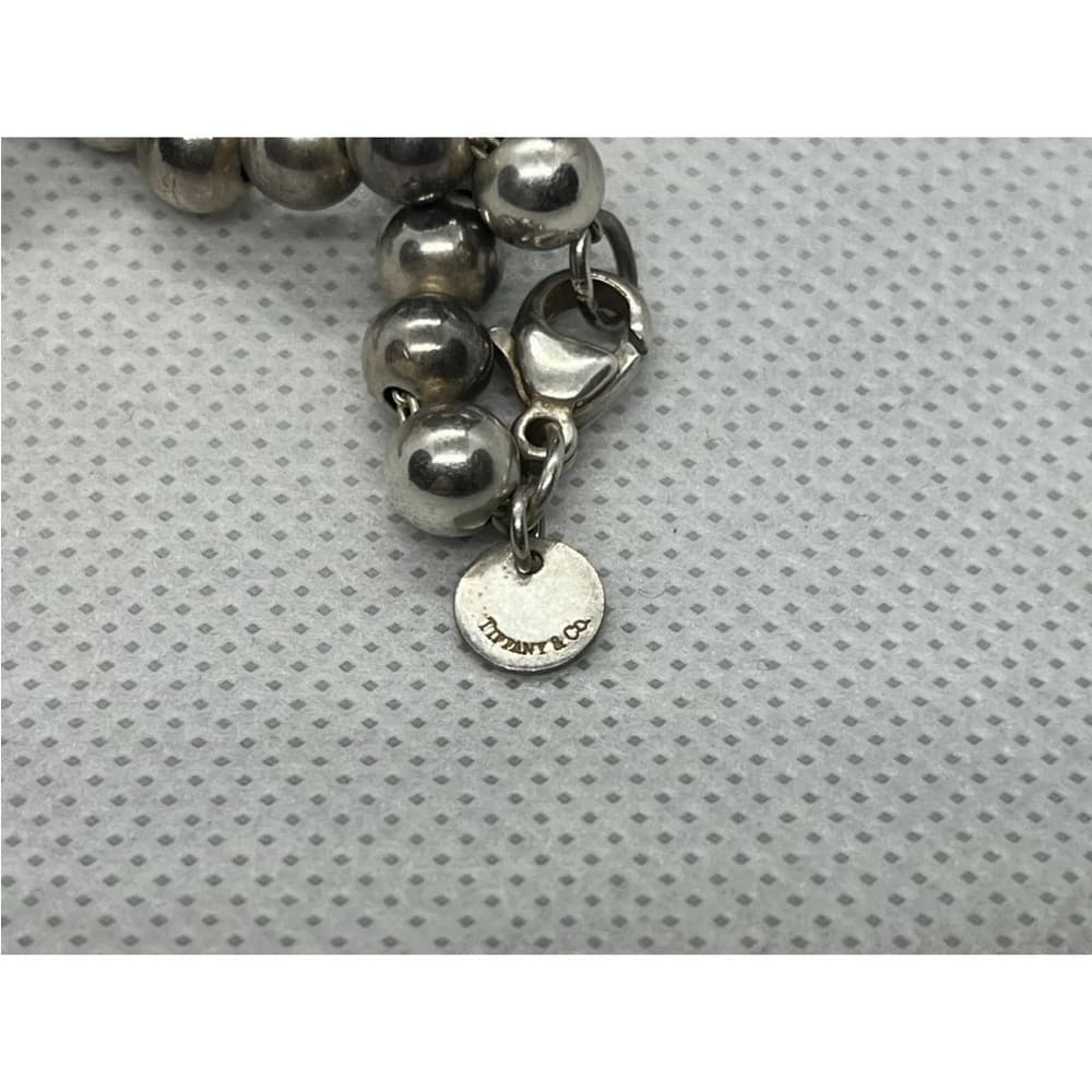 Tiffany & Co. Graduated Ball Collar Necklace 16” silver 925 - Thumbnail 6