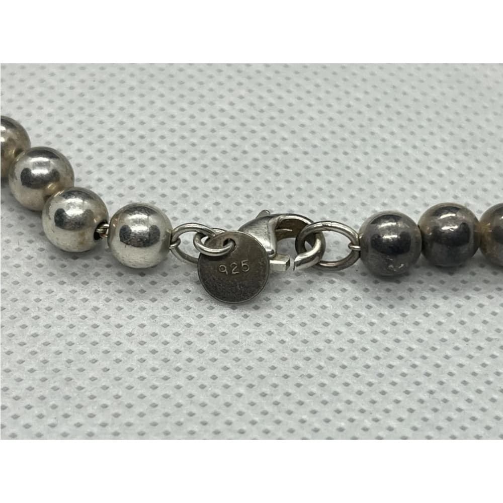 Tiffany & Co. Graduated Ball Collar Necklace 16” silver 925 - Thumbnail 5