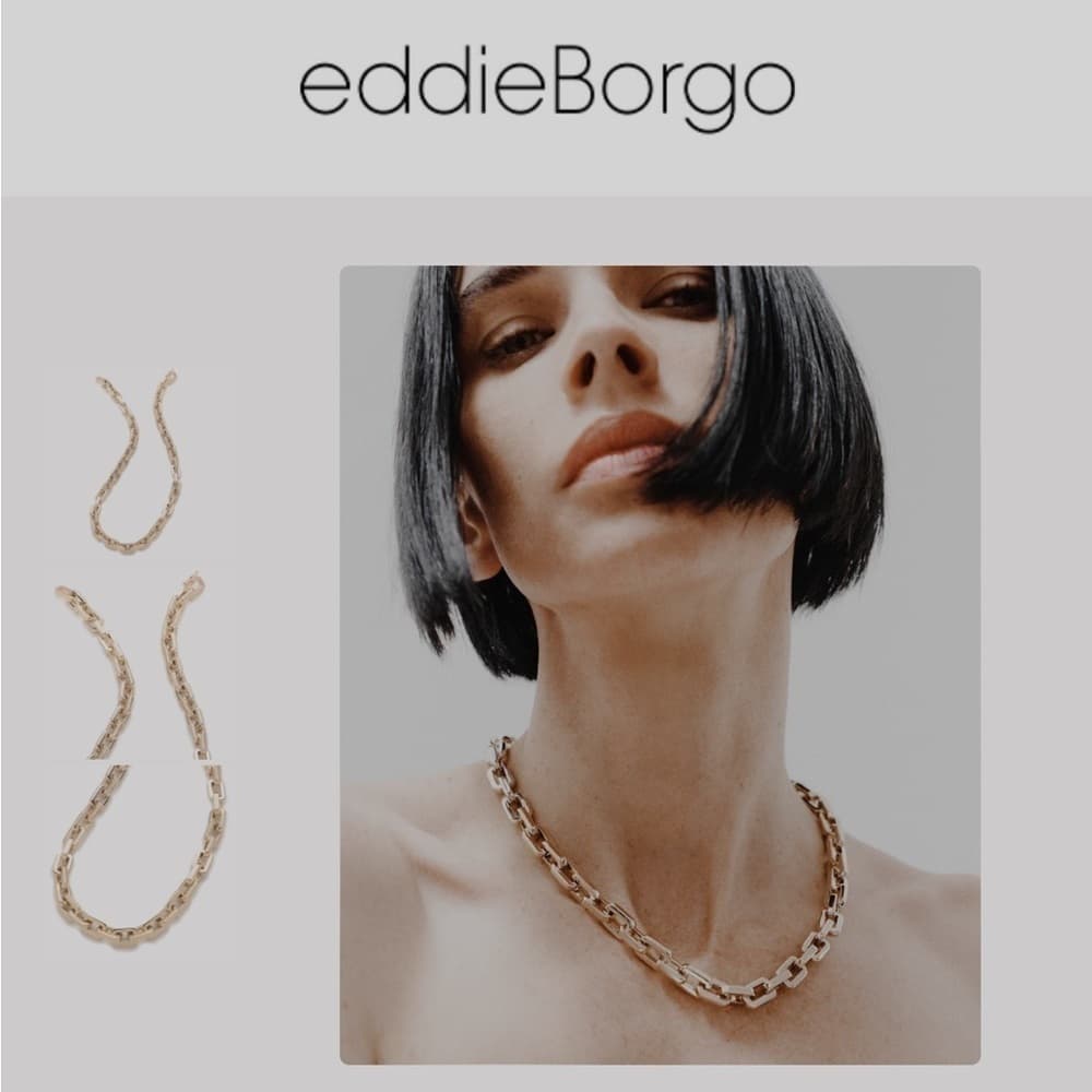 Eddie Borgo Super Link 12kp Gold Link Chain 17” Necklace - Thumbnail 2