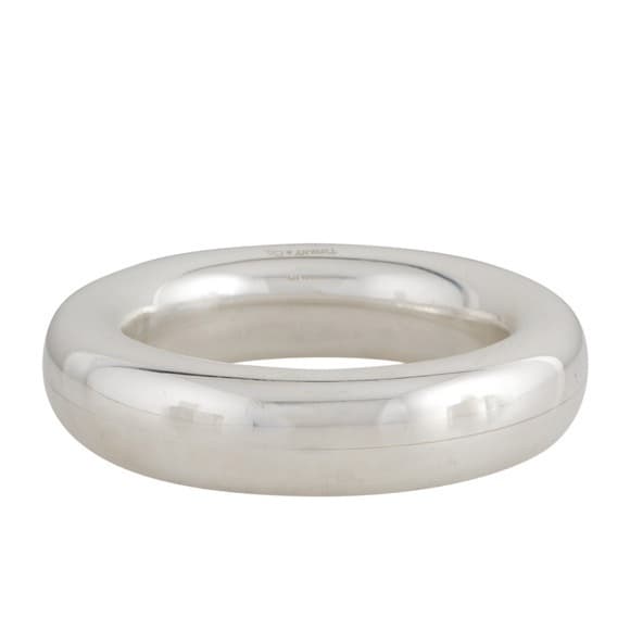 Tiffany & Co Tiffany & Co. Elsa Peretti 'Doughnut' Bangle in 925 Silver - Thumbnail 9