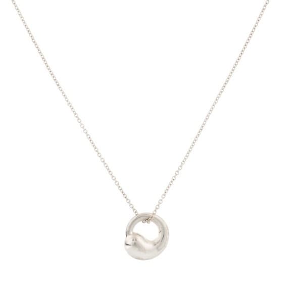 Tiffany & Co Circle pendant with 16” chain - Thumbnail 7