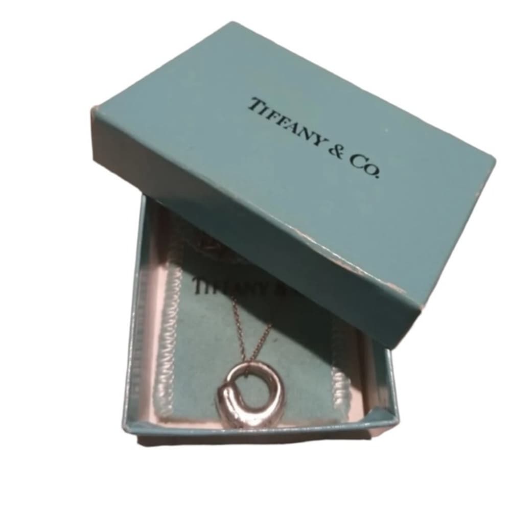 Tiffany & Co Circle pendant with 16” chain - Thumbnail 3