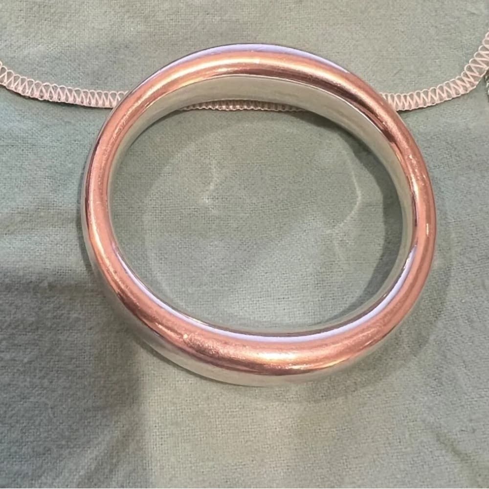Tiffany & Co Tiffany & Co. Elsa Peretti 'Doughnut' Bangle in 925 Silver - Thumbnail 7