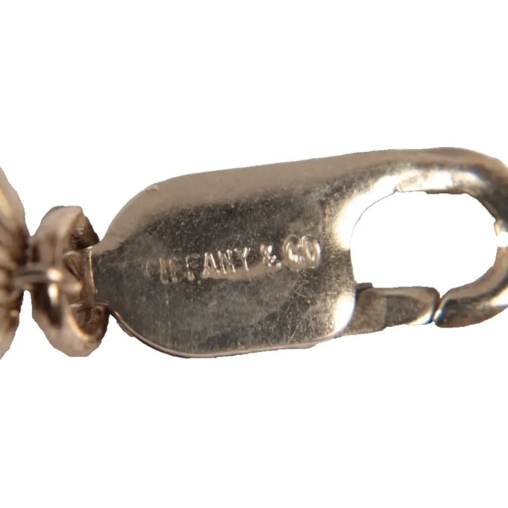 RARE Vintage Tiffany & Co Beaded Sterling Bracelet 7.5 Inches Vintage Excellent - Thumbnail 4