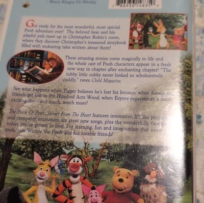 Walt Disney The Book of Pooh Stories VHS NTSC Puppets Animation - Thumbnail 3