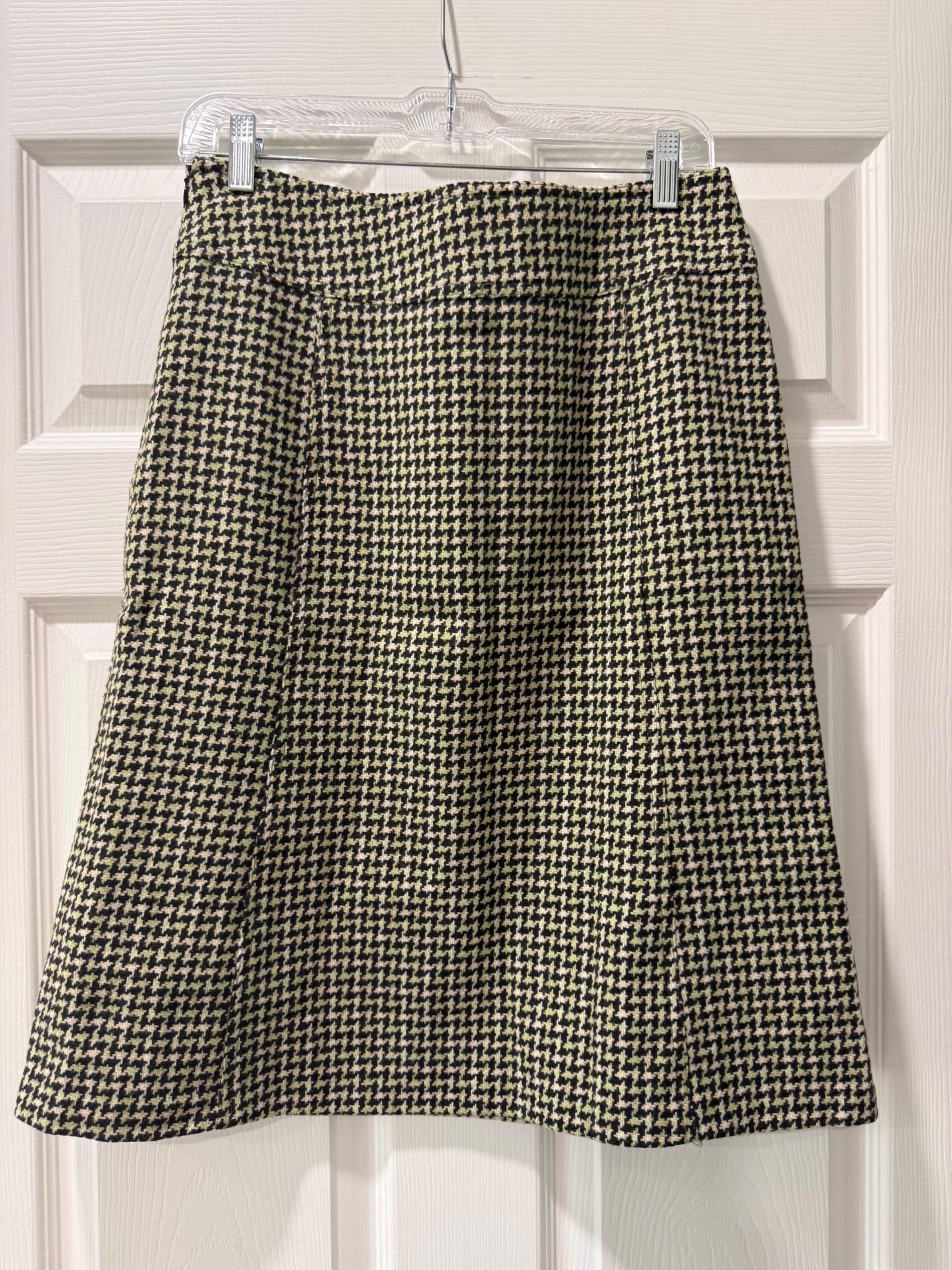 Harold's Wool Houndstooth Skirt Size 4 - Thumbnail 4