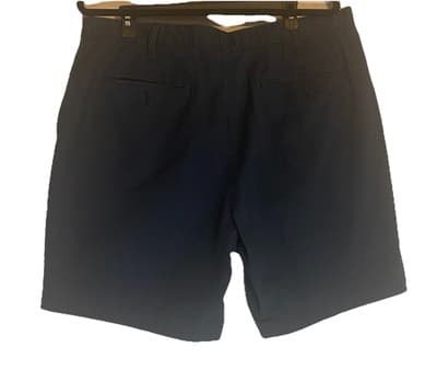 Nautica Chino Shorts Size 38W Cotton Navy Blue Flat Front Men's - Thumbnail 3